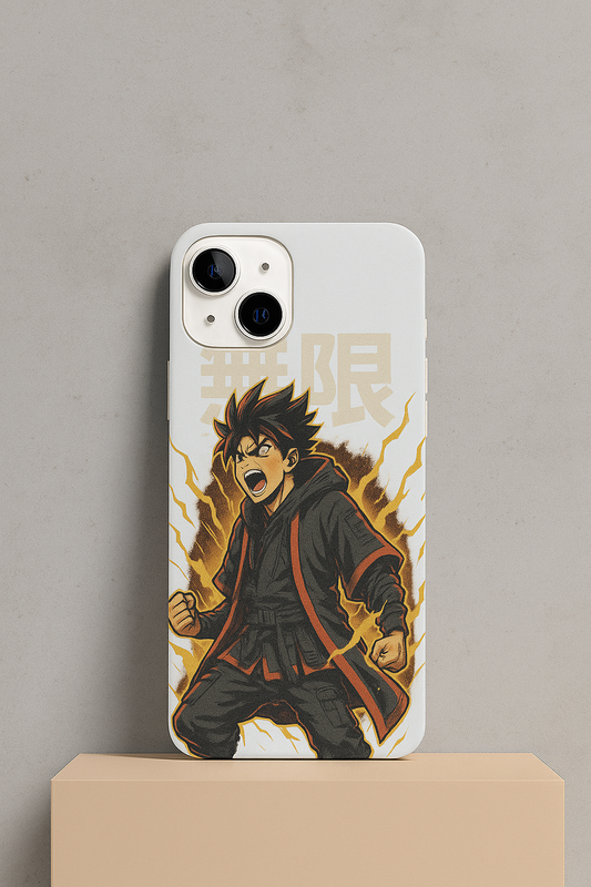 Anime Warrior iPhone 15 Series Case – Premium Sublimation Print