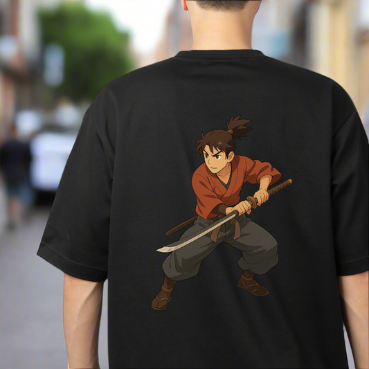 Oversized Black T-Shirt –  Streetwear Essential
