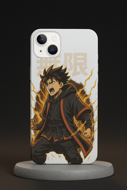 Anime Warrior iPhone 14 Series Case – Premium Sublimation Print