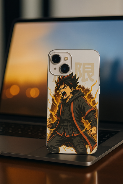 Anime Warrior iPhone 14 Series Case – Premium Sublimation Print