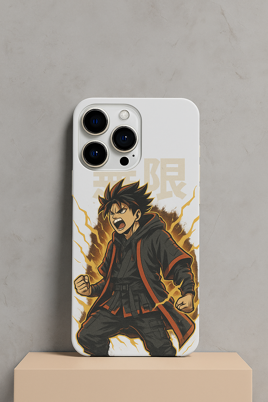 Anime Warrior iPhone 15 Series Case – Premium Sublimation Print