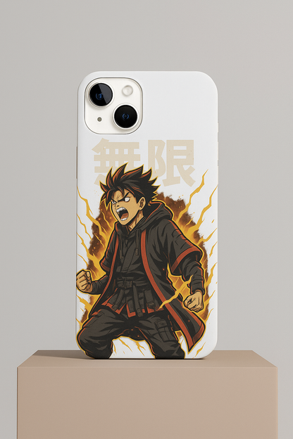Anime Warrior iPhone 15 Series Case – Premium Sublimation Print