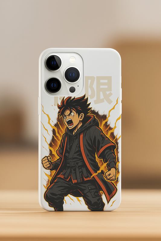 Anime Warrior iPhone 15 Series Case – Premium Sublimation Print